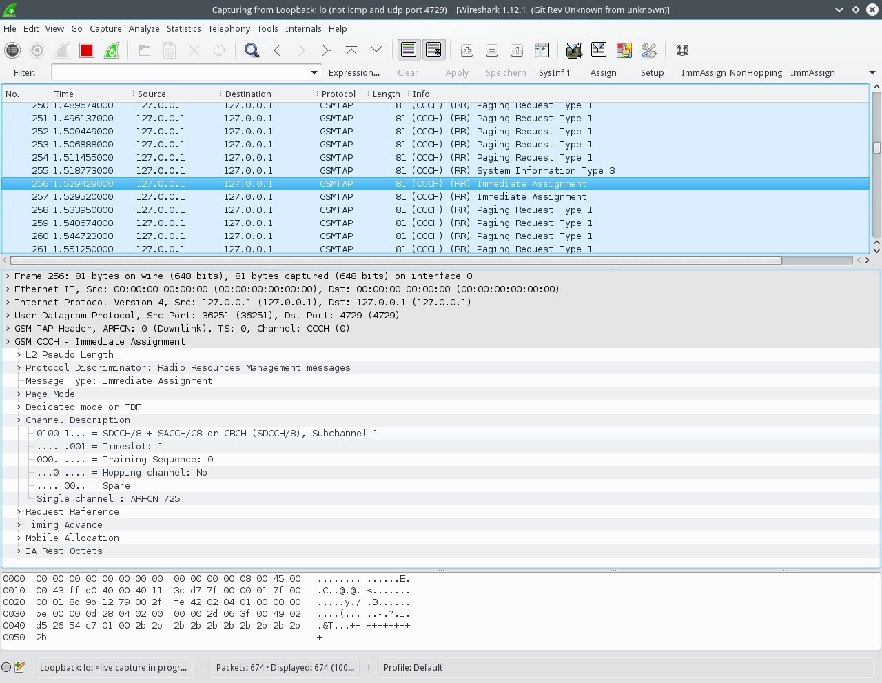 Wireshark Immediate Assignment