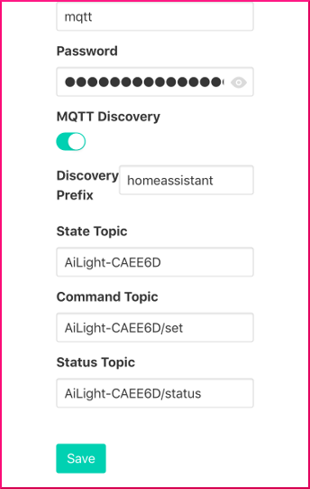 AiLight - MQTT Discovery